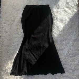 SHEIN textured maxi Skirt